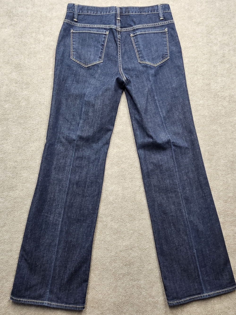 Talbots Y2K Flare Jeans Womens Size 6 Dark Wash Stretch Denim - Picture 7 of 13